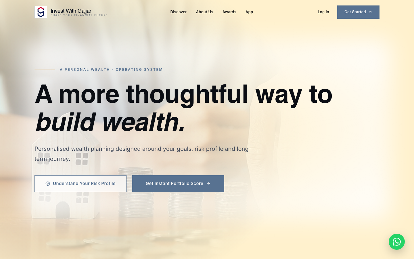 Invest with Gajjar — live premium wealth website