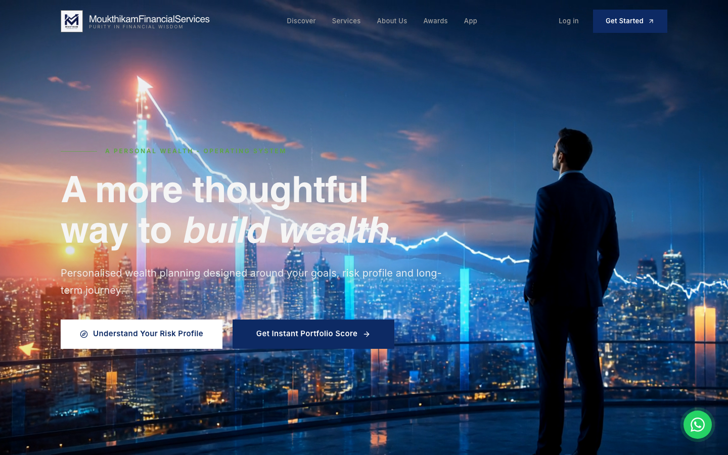Moukthikam Financial Services — live premium wealth website